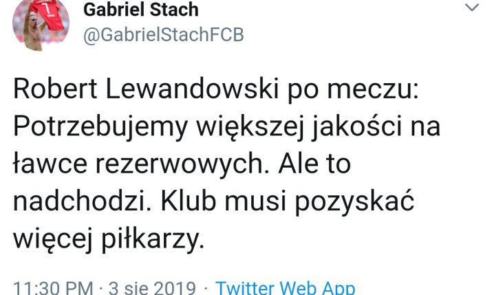 SŁOWA Lewandowskiego po porażce z BVB!